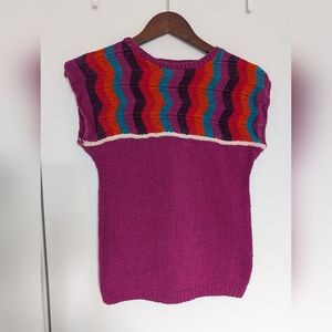 Carole Little Multicolor Knit Sweater